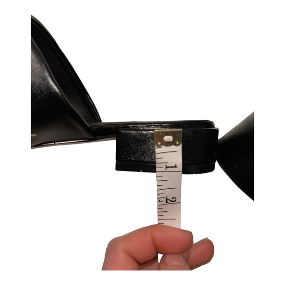 ASOS l Black Woven Pointed Toe Slide Loafers Size 6 - Picture 5 of 7